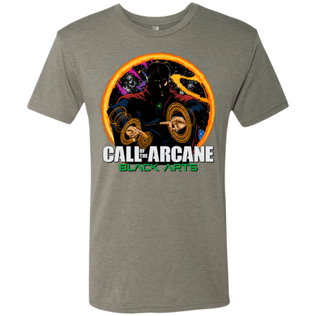 T-Shirts Venetian Grey / Small Black arts Men's Triblend T-Shirt