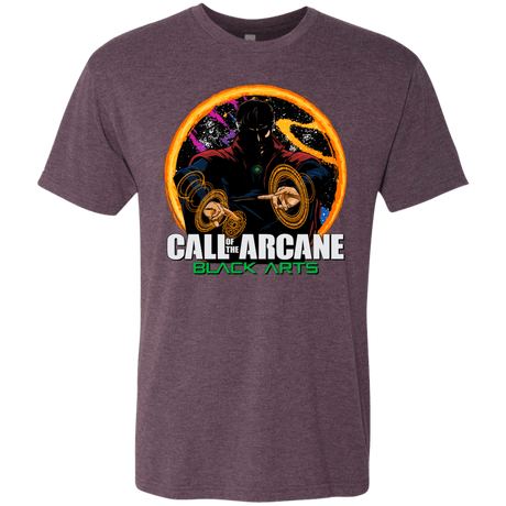 T-Shirts Vintage Purple / Small Black arts Men's Triblend T-Shirt