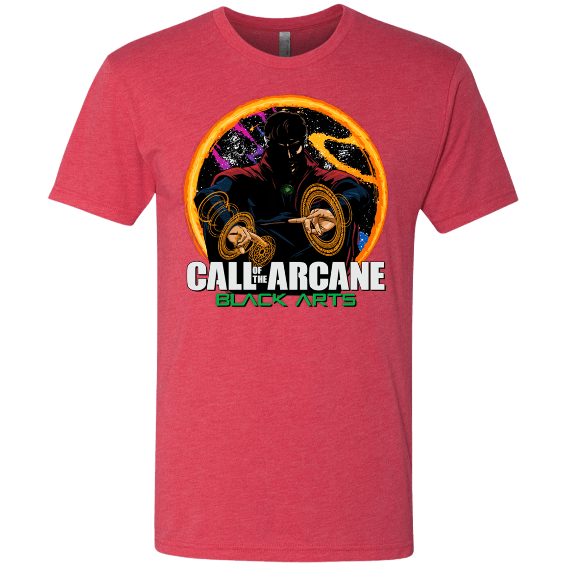 T-Shirts Vintage Red / Small Black arts Men's Triblend T-Shirt