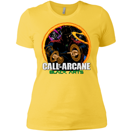 T-Shirts Vibrant Yellow / X-Small Black arts Women's Premium T-Shirt