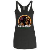 T-Shirts Vintage Black / X-Small Black arts Women's Triblend Racerback Tank