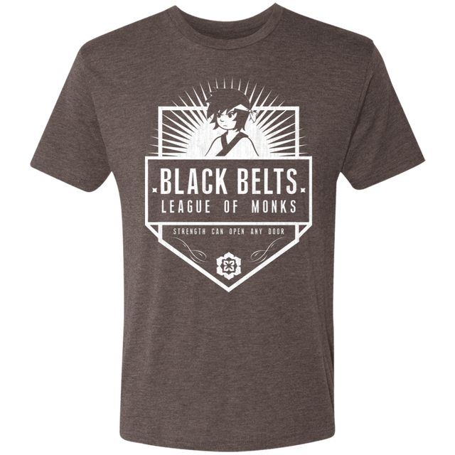 T-Shirts Macchiato / S Black Belts League of Monks Men's Triblend T-Shirt
