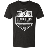 T-Shirts Vintage Black / S Black Belts League of Monks Men's Triblend T-Shirt