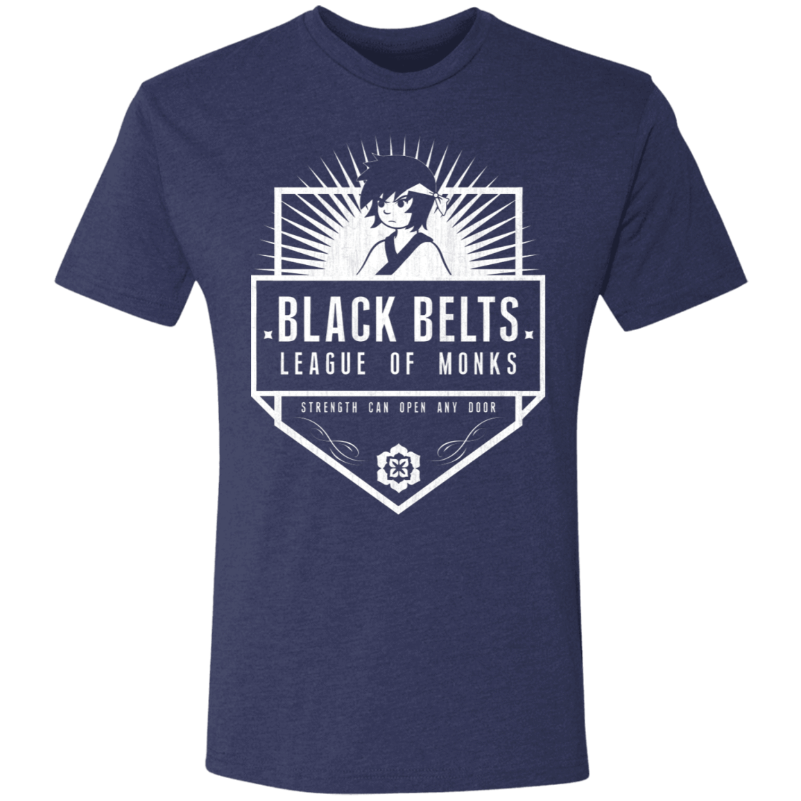T-Shirts Vintage Navy / S Black Belts League of Monks Men's Triblend T-Shirt