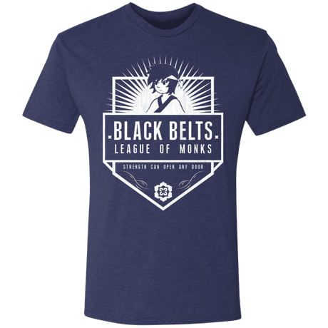 T-Shirts Vintage Navy / S Black Belts League of Monks Men's Triblend T-Shirt