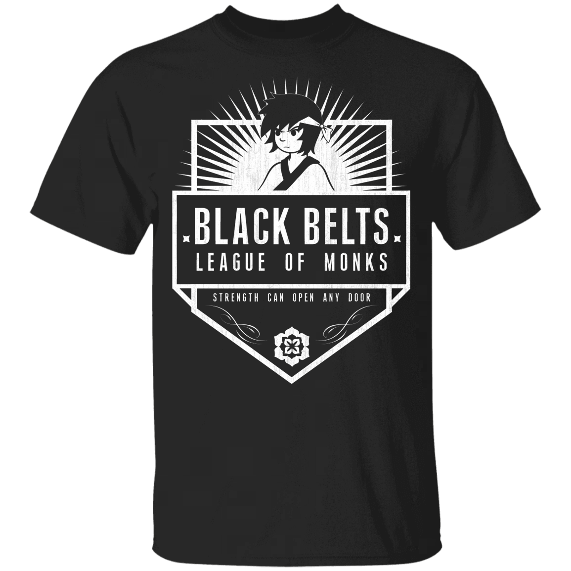 T-Shirts Black / YXS Black Belts League of Monks Youth T-Shirt