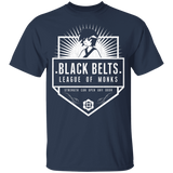 T-Shirts Navy / YXS Black Belts League of Monks Youth T-Shirt