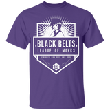 T-Shirts Purple / YXS Black Belts League of Monks Youth T-Shirt