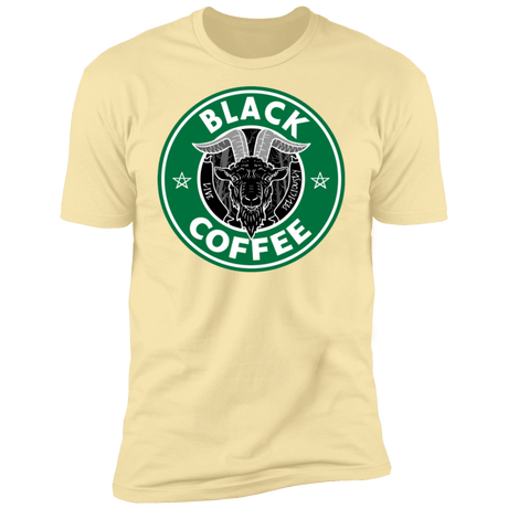 T-Shirts Banana Cream / S Black Coffee Men's Premium T-Shirt