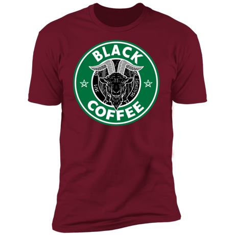 T-Shirts Cardinal / S Black Coffee Men's Premium T-Shirt