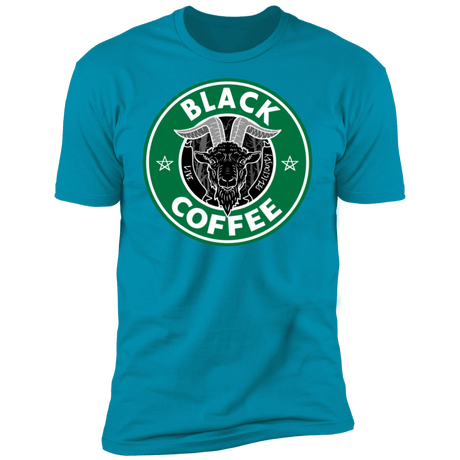 T-Shirts Turquoise / S Black Coffee Men's Premium T-Shirt