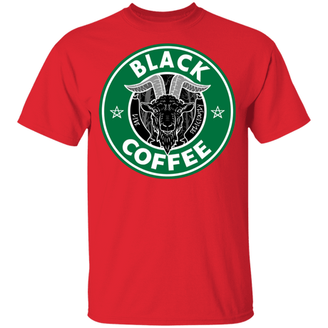 T-Shirts Red / YXS Black Coffee Youth T-Shirt