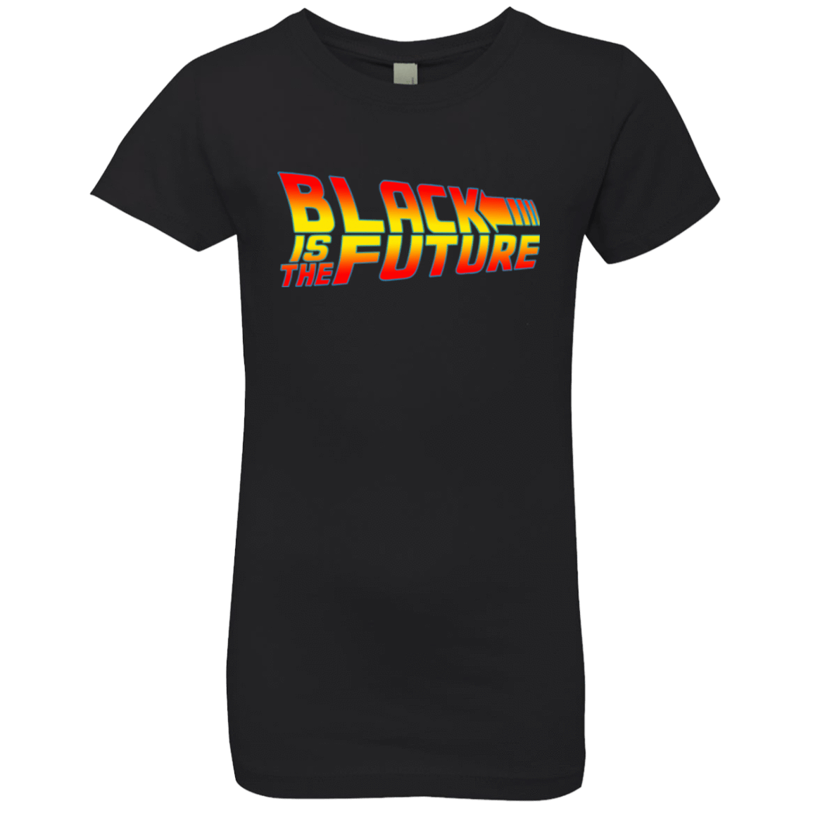 T-Shirts Black / YXS Black is the future Girls Premium T-Shirt
