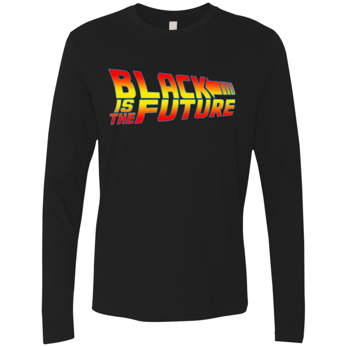 T-Shirts Black / Small Black is the future Men's Premium Long Sleeve
