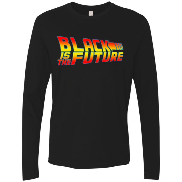 T-Shirts Black / Small Black is the future Men's Premium Long Sleeve