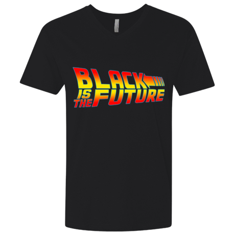 T-Shirts Black / X-Small Black is the future Men's Premium V-Neck