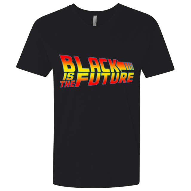 T-Shirts Black / X-Small Black is the future Men's Premium V-Neck