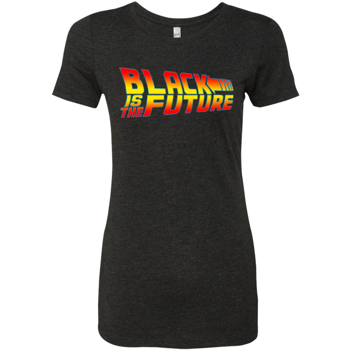 T-Shirts Vintage Black / Small Black is the future Women's Triblend T-Shirt