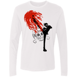 T-Shirts White / Small Black leg 2 Men's Premium Long Sleeve