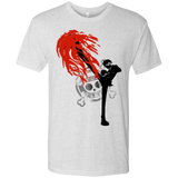 T-Shirts Heather White / Small Black leg 2 Men's Triblend T-Shirt