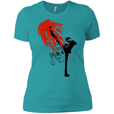 T-Shirts Tahiti Blue / X-Small Black leg 2 Women's Premium T-Shirt