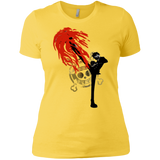 T-Shirts Vibrant Yellow / X-Small Black leg 2 Women's Premium T-Shirt