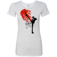 T-Shirts Heather White / Small Black leg 2 Women's Triblend T-Shirt