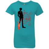 T-Shirts Tahiti Blue / YXS Black leg Girls Premium T-Shirt