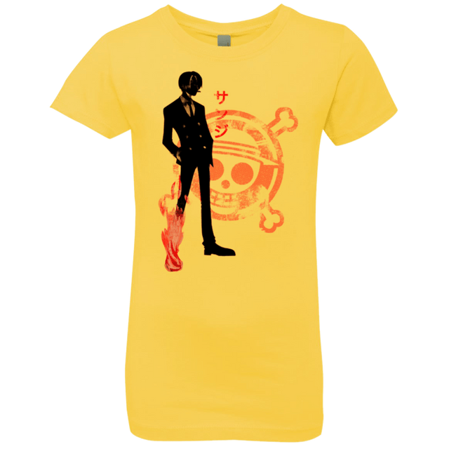 T-Shirts Vibrant Yellow / YXS Black leg Girls Premium T-Shirt