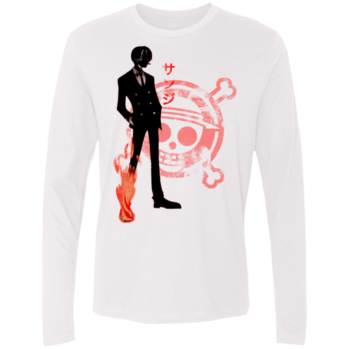 T-Shirts White / Small Black leg Men's Premium Long Sleeve