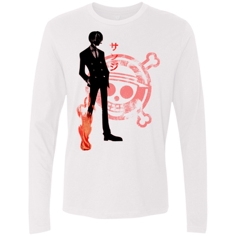 T-Shirts White / Small Black leg Men's Premium Long Sleeve