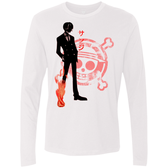 T-Shirts White / Small Black leg Men's Premium Long Sleeve