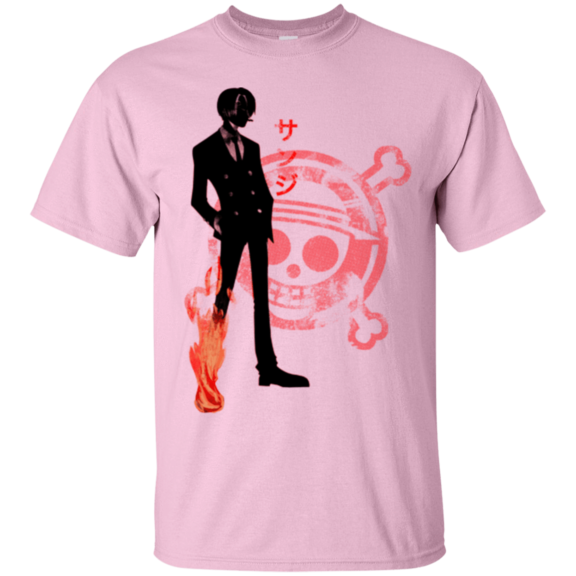 T-Shirts Light Pink / Small Black leg T-Shirt
