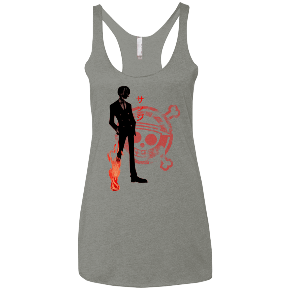 T-Shirts Venetian Grey / X-Small Black leg Women's Triblend Racerback Tank