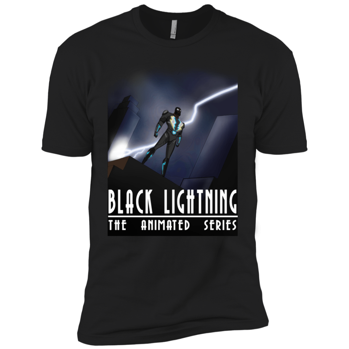 T-Shirts Black / YXS Black Lightning Series Boys Premium T-Shirt