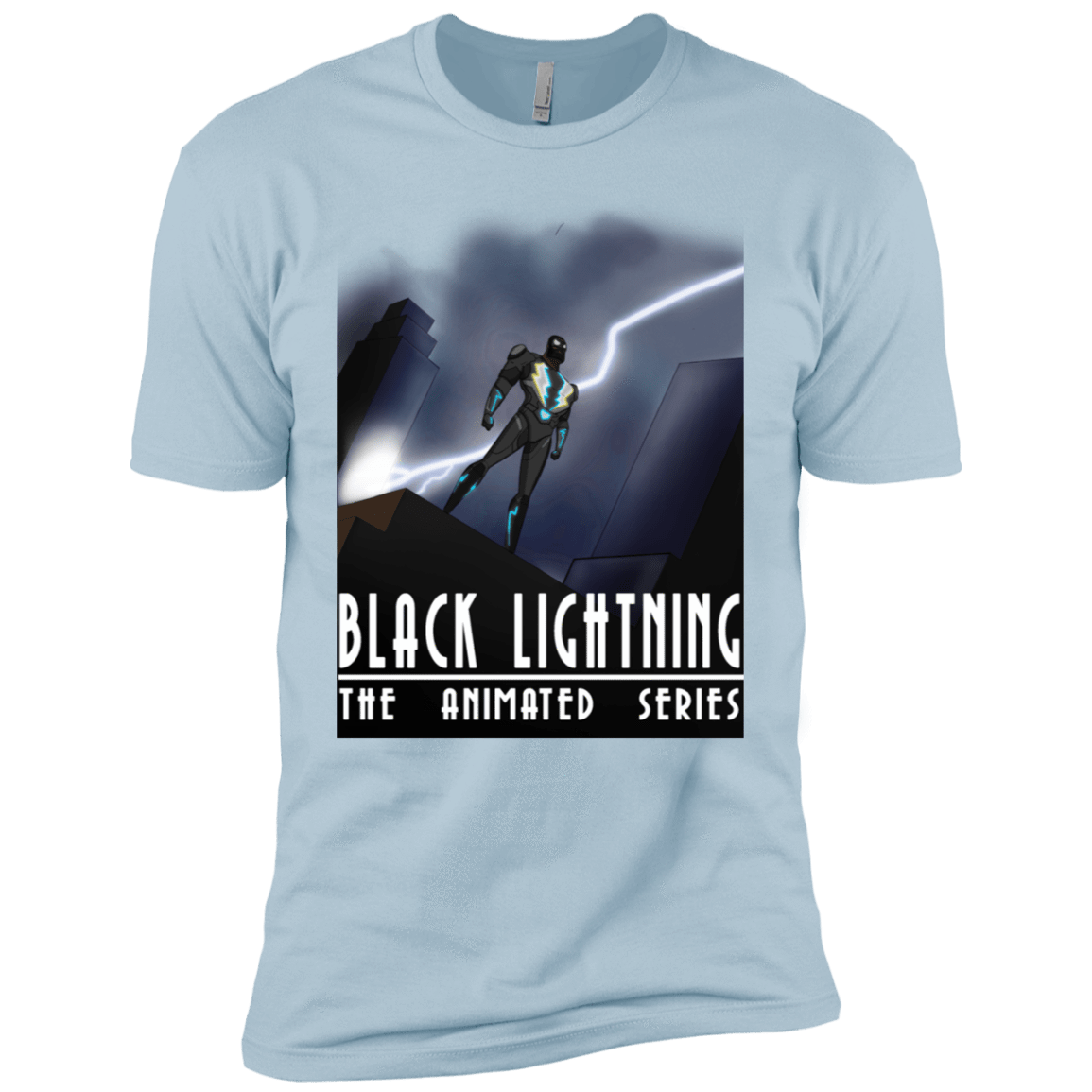 T-Shirts Light Blue / YXS Black Lightning Series Boys Premium T-Shirt