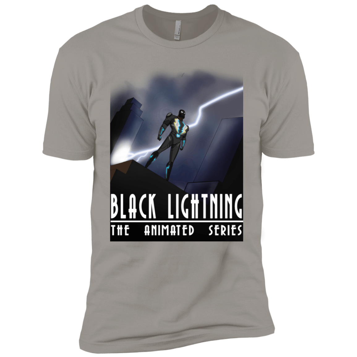 T-Shirts Light Grey / YXS Black Lightning Series Boys Premium T-Shirt
