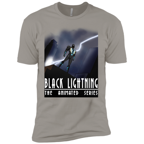 T-Shirts Light Grey / YXS Black Lightning Series Boys Premium T-Shirt