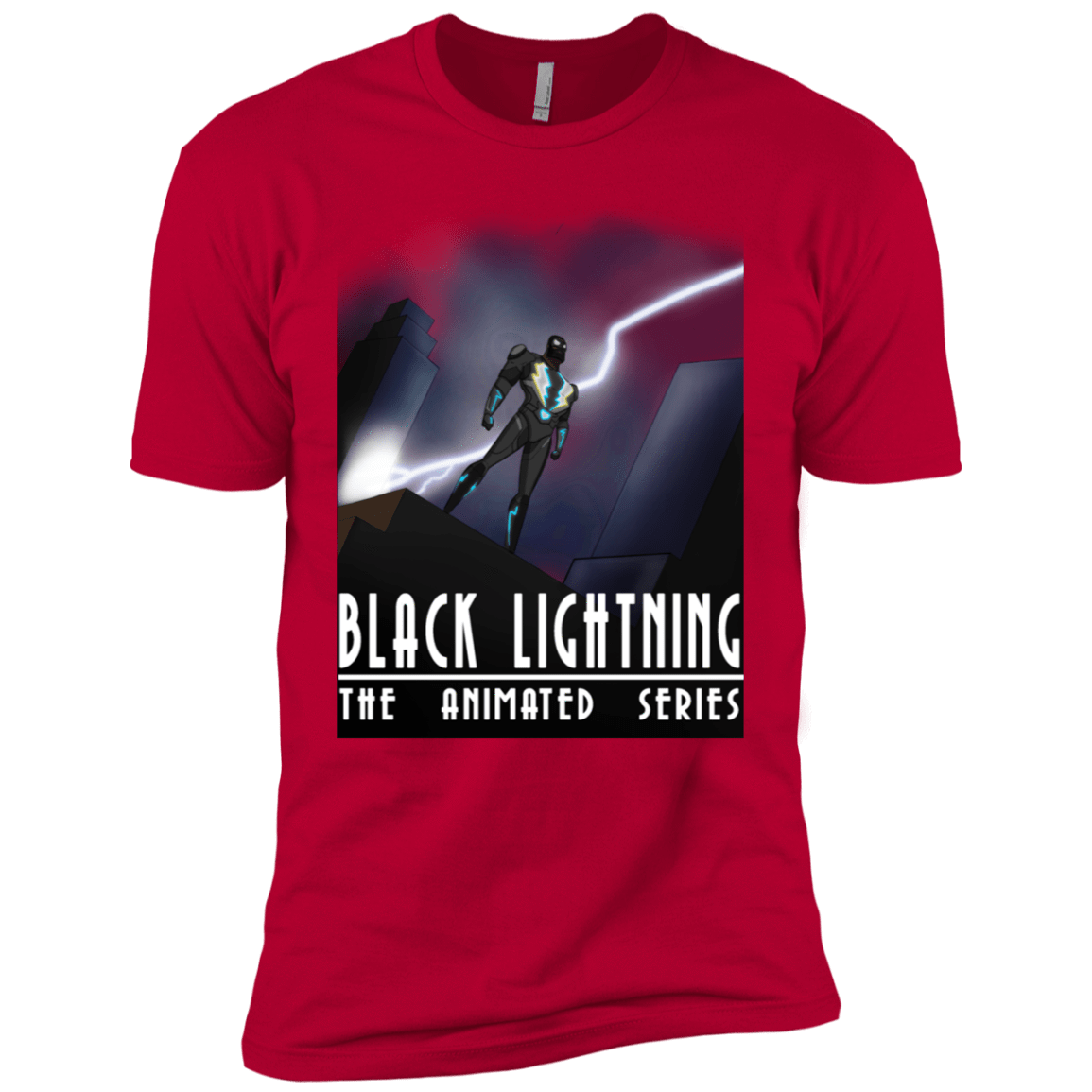 T-Shirts Red / YXS Black Lightning Series Boys Premium T-Shirt