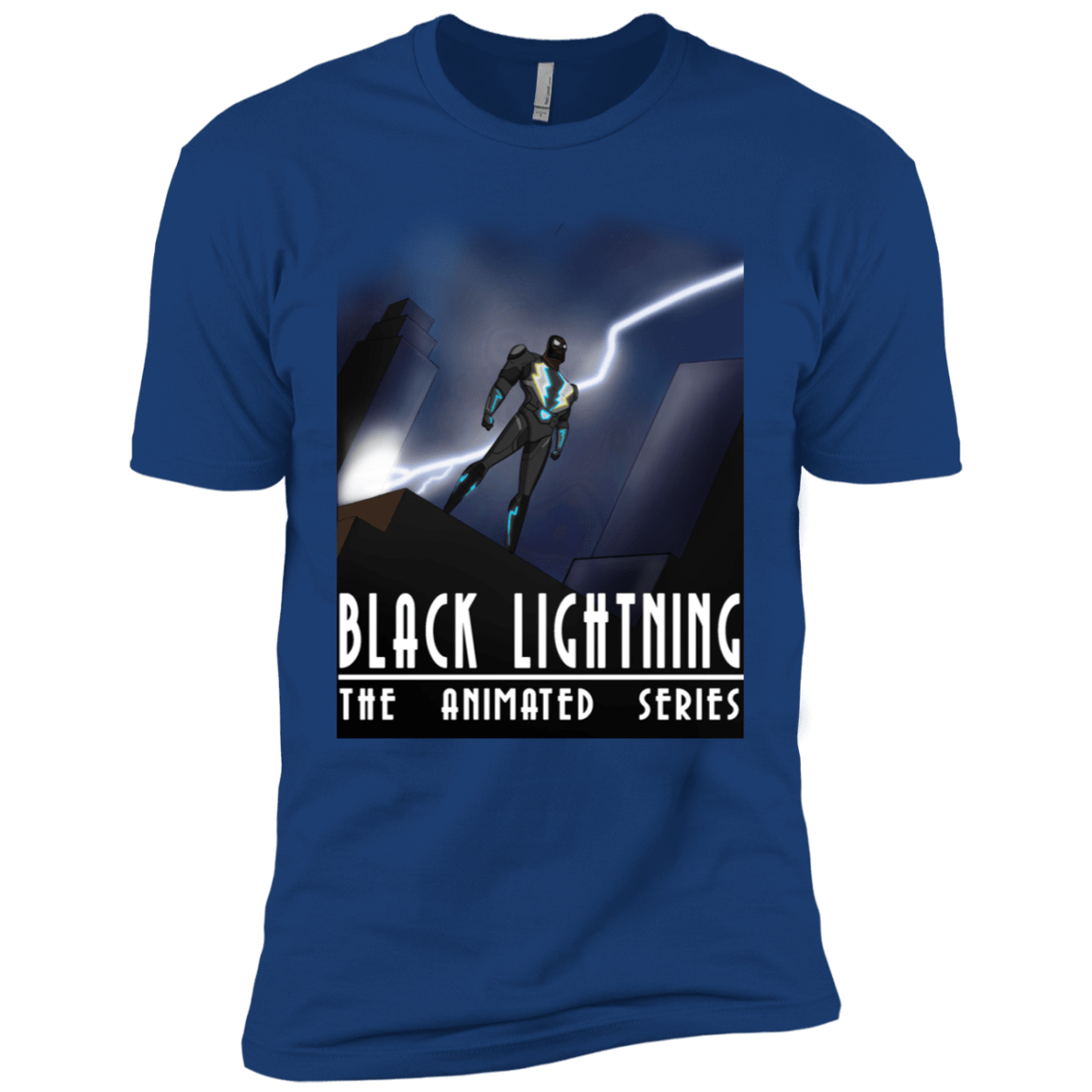 T-Shirts Royal / YXS Black Lightning Series Boys Premium T-Shirt