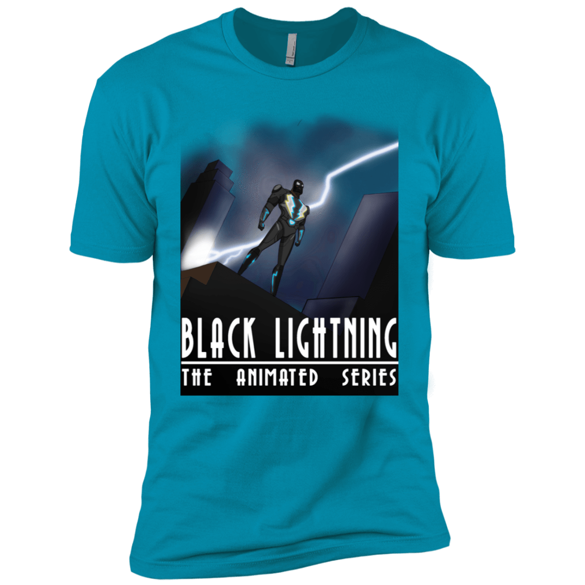 T-Shirts Turquoise / YXS Black Lightning Series Boys Premium T-Shirt