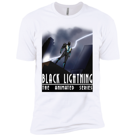 T-Shirts White / YXS Black Lightning Series Boys Premium T-Shirt