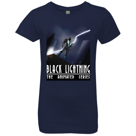 T-Shirts Midnight Navy / YXS Black Lightning Series Girls Premium T-Shirt