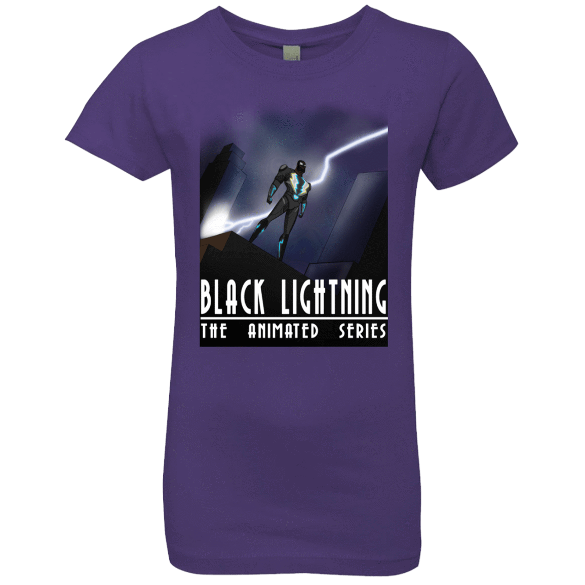 T-Shirts Purple Rush / YXS Black Lightning Series Girls Premium T-Shirt