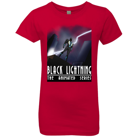 T-Shirts Red / YXS Black Lightning Series Girls Premium T-Shirt