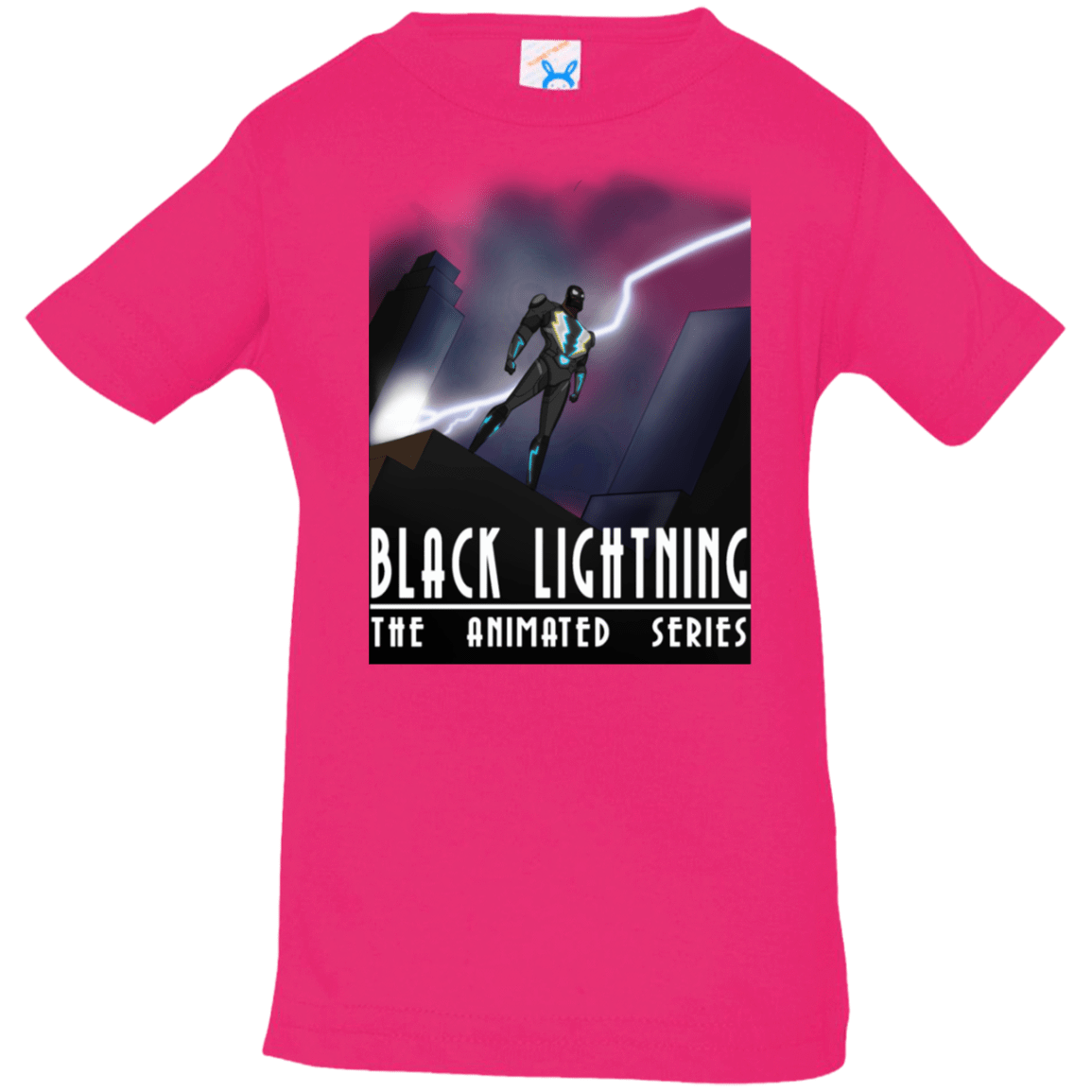 T-Shirts Hot Pink / 6 Months Black Lightning Series Infant Premium T-Shirt