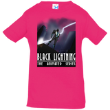 T-Shirts Hot Pink / 6 Months Black Lightning Series Infant Premium T-Shirt