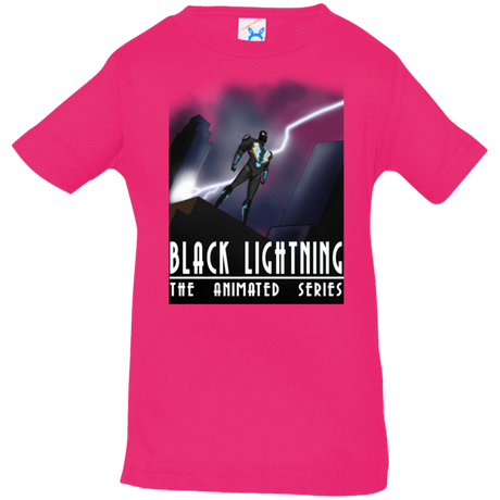 T-Shirts Hot Pink / 6 Months Black Lightning Series Infant Premium T-Shirt