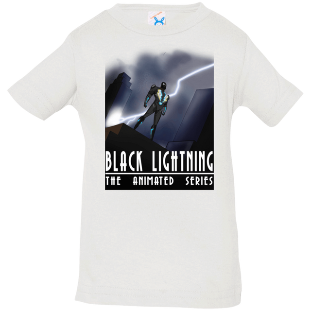 T-Shirts White / 6 Months Black Lightning Series Infant Premium T-Shirt
