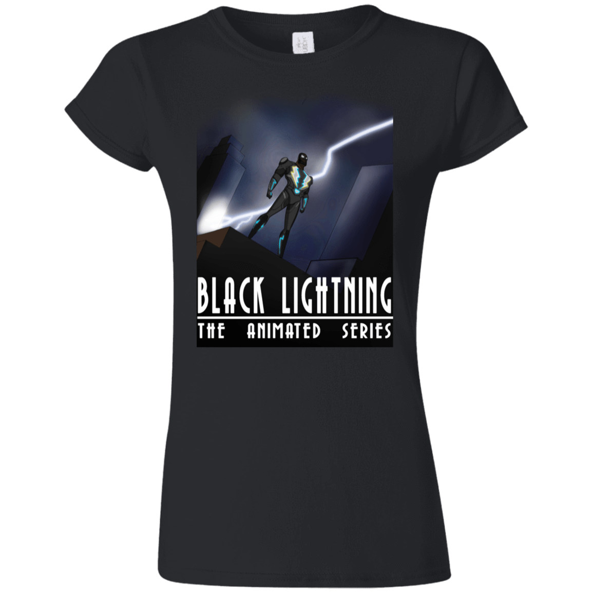 T-Shirts Black / S Black Lightning Series Junior Slimmer-Fit T-Shirt